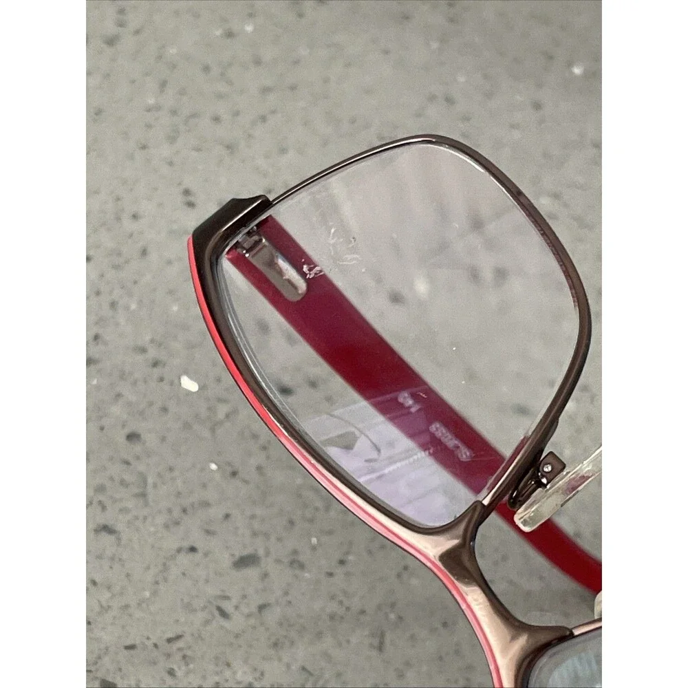 SYDNEY LOVE SL 2033 BROWN RED 53-16-140 FLEX HINGE EYEGLASSES Frames ONLY